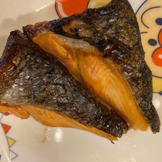 銀鮭のマーマレード焼き